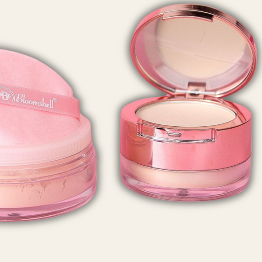 Polvo Traslucido Mini 2 en 1 Bloomshell (White)