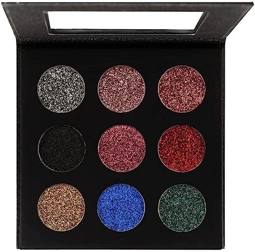 Paleta de Glitter Shine Ruby Rose Tonos Vivos