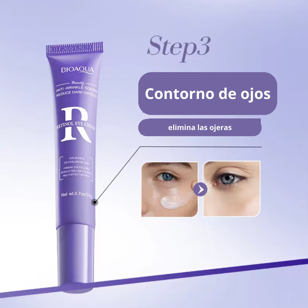 Kit Lujo Facial Retinol Bioaqua