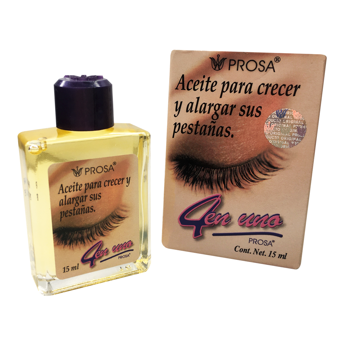Aceite Para Crecimiento de Cejas y Pestañas Prosa