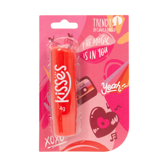 Brillo Lip Balm Kisses Rojo Trendy
