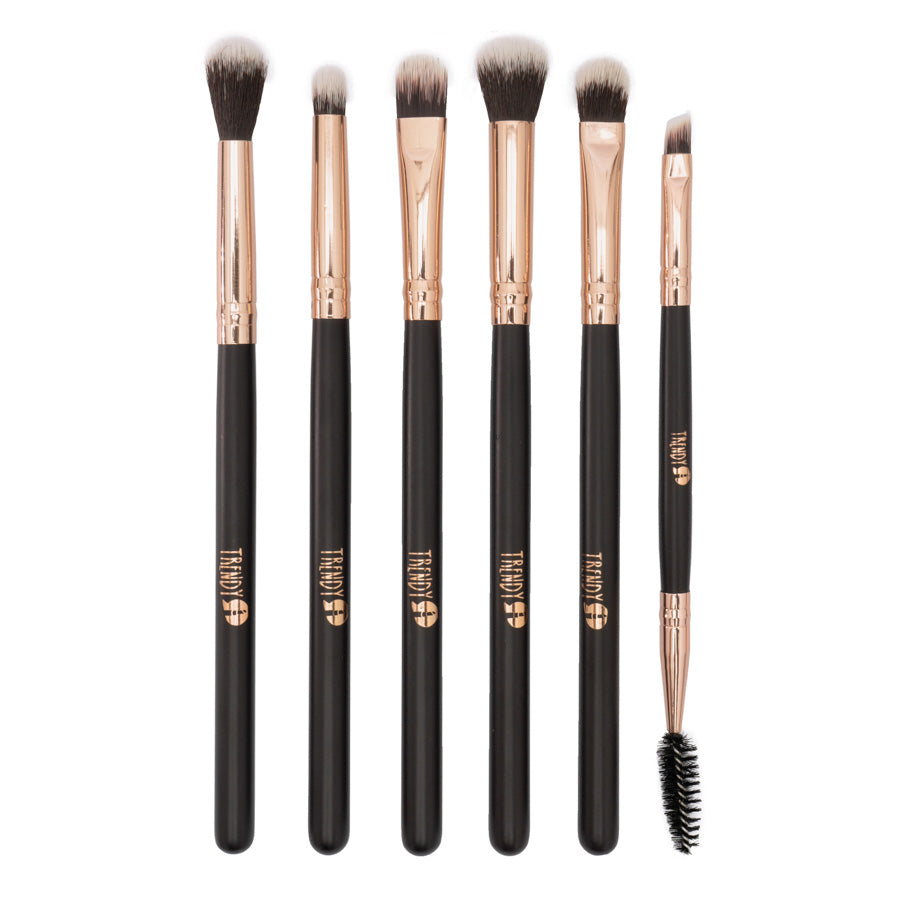 Kit Brocha Clásico profesional x 12 Negro Trendy