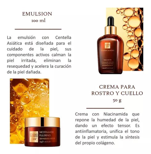 Kit de Lujo Facial Niacinamida Senana 5 Unidades