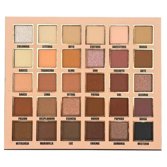 Paleta de Sombras Leyenda  Colección Colombia Engol