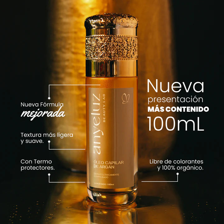 Óleo Capilar de Argán Anyeluz 100 ml.
