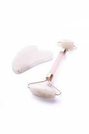 Set Rodillo Masajeador Jade Con Guasha Miis