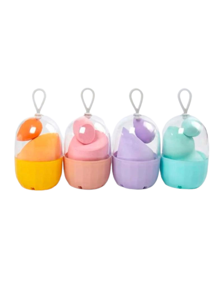 Beauty Blender + Mini En Estuche Huevito Beibei Makeup