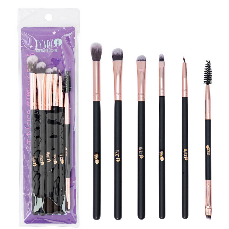 Kit Brocha Trendy Ojos x 6 Generica BT015