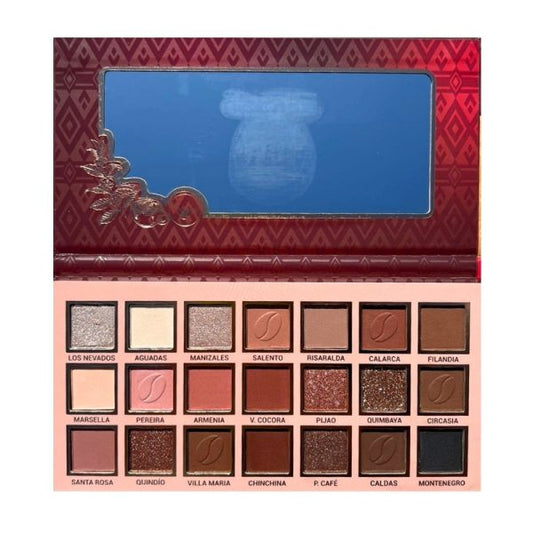 Paleta de Sombras Eje Cafetero Colección Colombia Engol