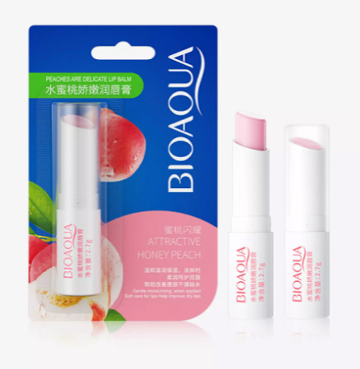 Balsamo Labial Peach Bioaqua
