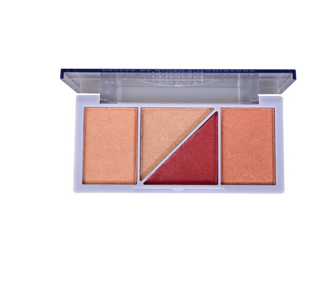 Paleta de Iluminador y Rubor Feels Mood Ruby Rose