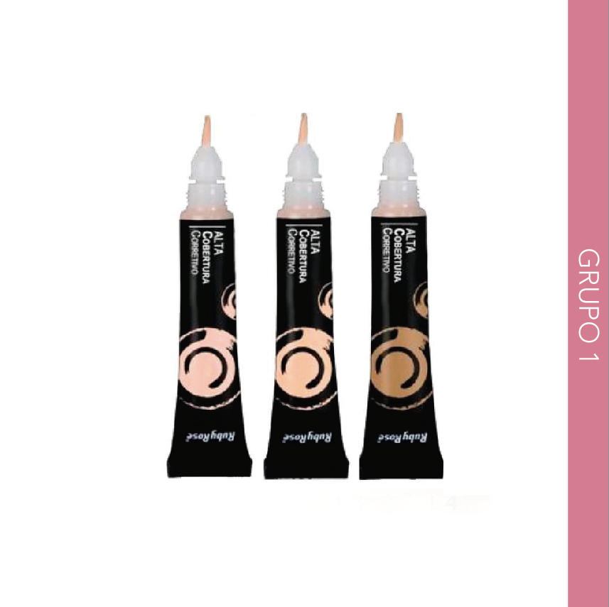 Corrector de Alta Cobertura Ruby Rose Nude Piel Clara