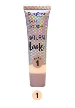 Base Líquida Natural Look Ruby Rose Grupo 1 Nude