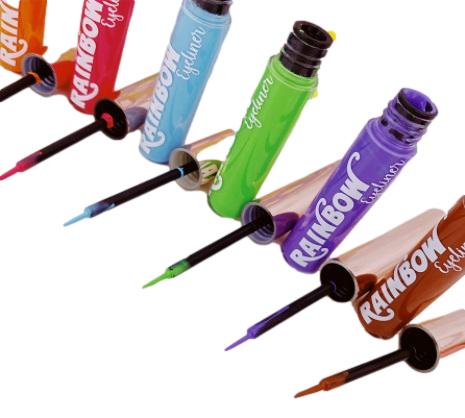 Kit X 8 Delineadores Matte Coloridos Rainbow Trendy