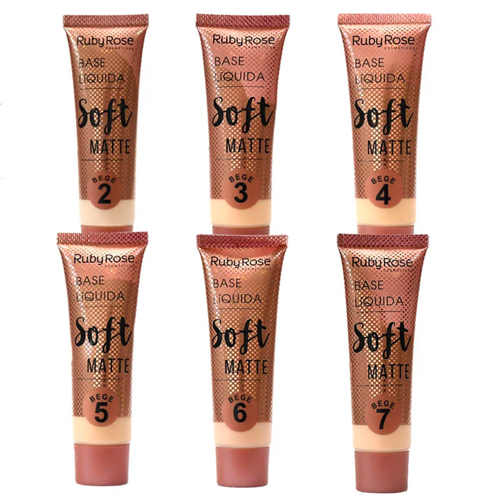 Base Líquida Soft Matte Ruby Rose Grupo BEIGE