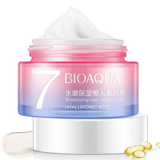 Crema Hidratante 7 Vegana Acido Hialuronico Bioaqua