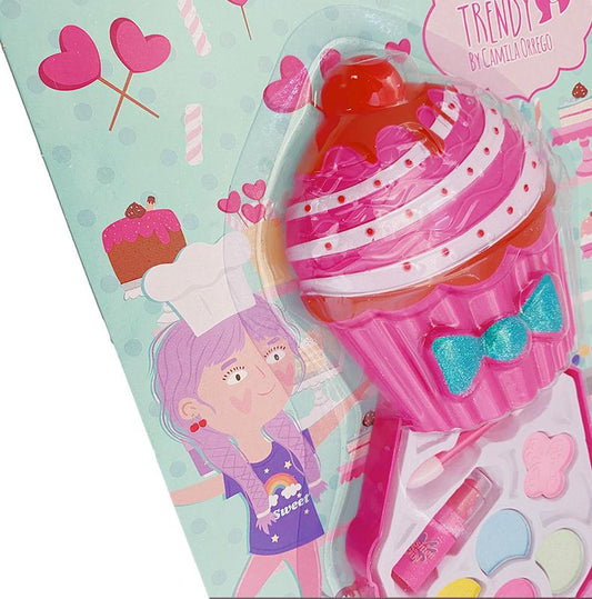 Juego de Maquillaje para Niñas Cupcake Mini Trendy