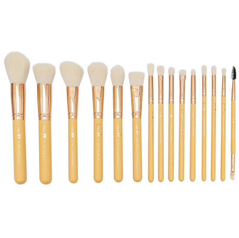 Kit de Brochas Trendy Golden Profesional KT-15