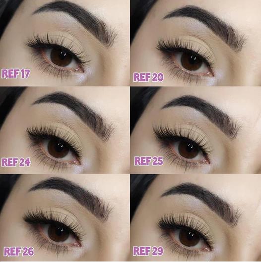 Pestañas Trendy Glam Lashes Set X3 Und