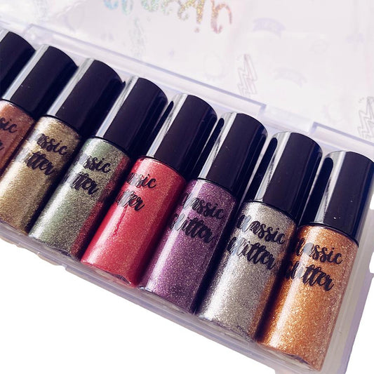 Delineador Glitter X 10 Trendy Classic Glitter Ref P5004