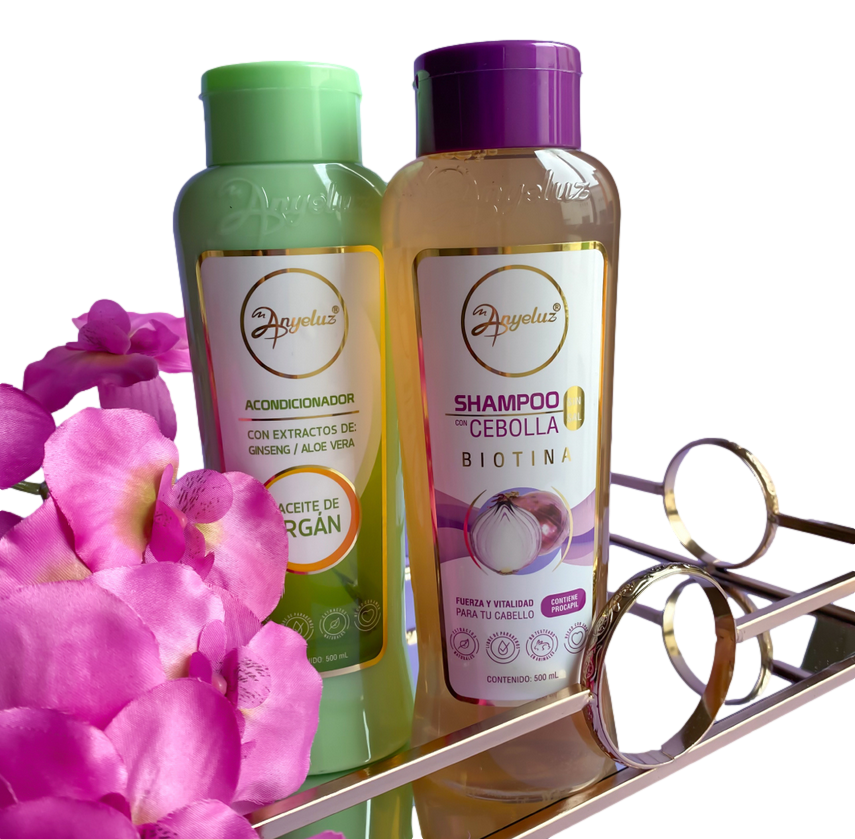 Kit Duo Shampoo con Cebolla y Acondicionador