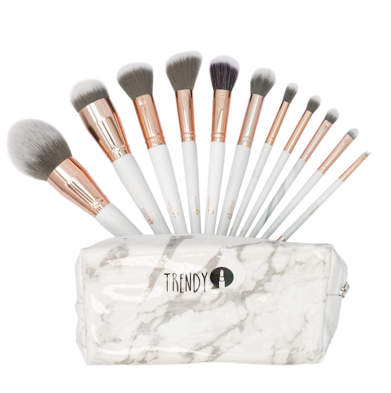 Kit de Brochas Trendy Mármol Luxury X 11 Und KL11