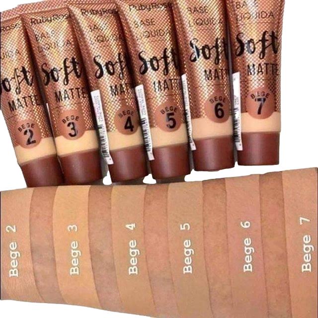 Base Líquida Soft Matte Ruby Rose Grupo BEIGE