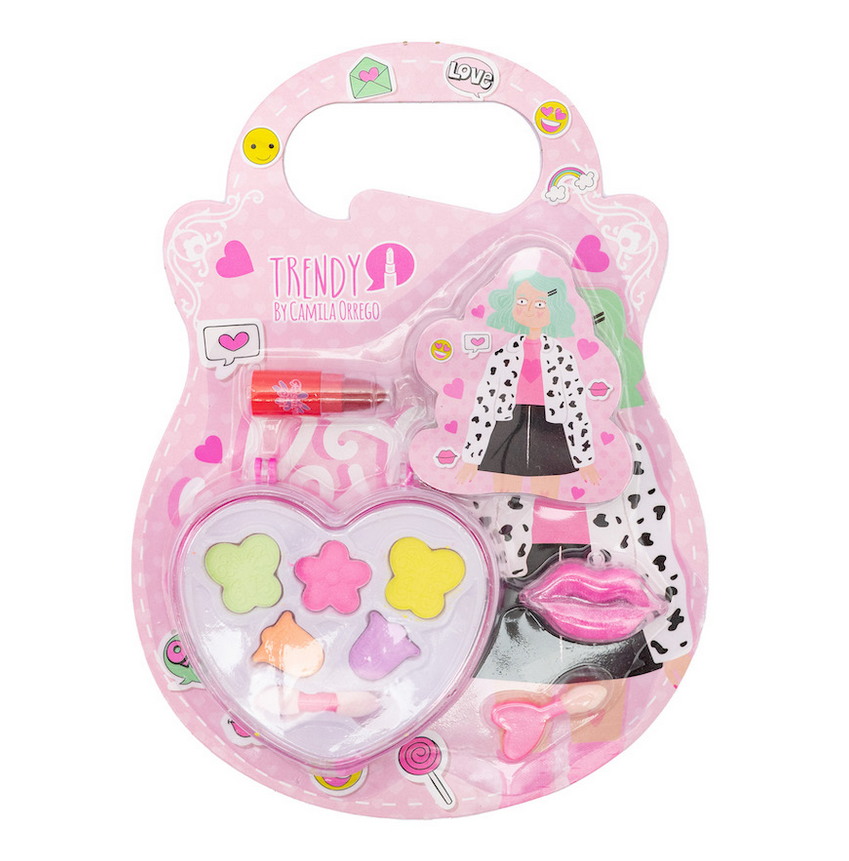 Juego de Maquillaje para Niñas Corazón Mini Trendy