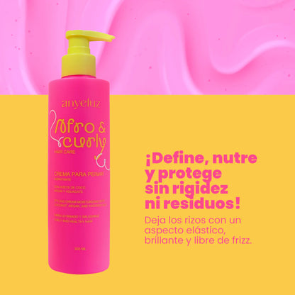 Crema Para Peinar Hidratante Afro & Curly Anyeluz