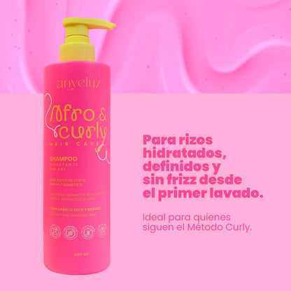 Shampoo Hidratante Afro & Curly Anyeluz