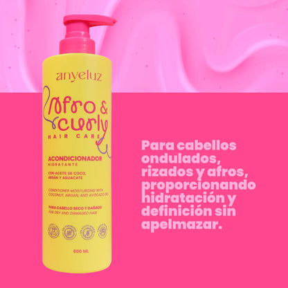Acondicionador Hidratante Afro & Curly Anyeluz