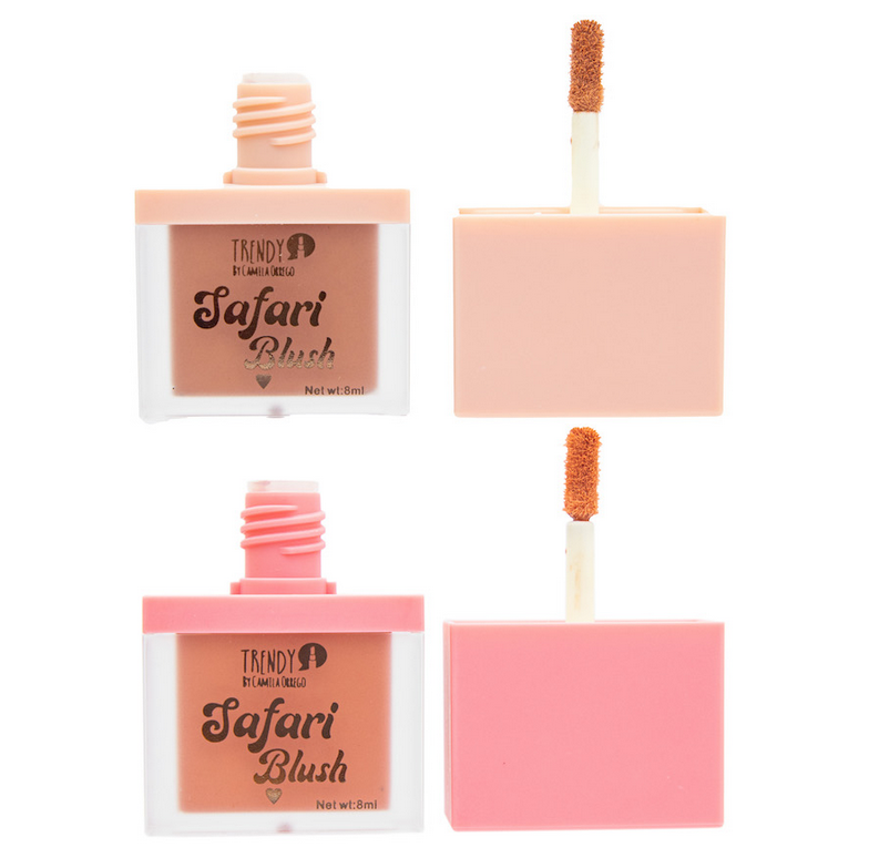 Kit Dúo Rubor Líquido Safari Blush Trendy