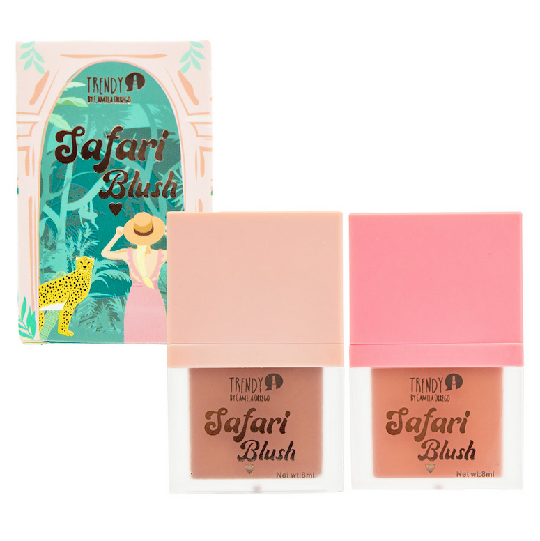 Kit Dúo Rubor Líquido Safari Blush Trendy