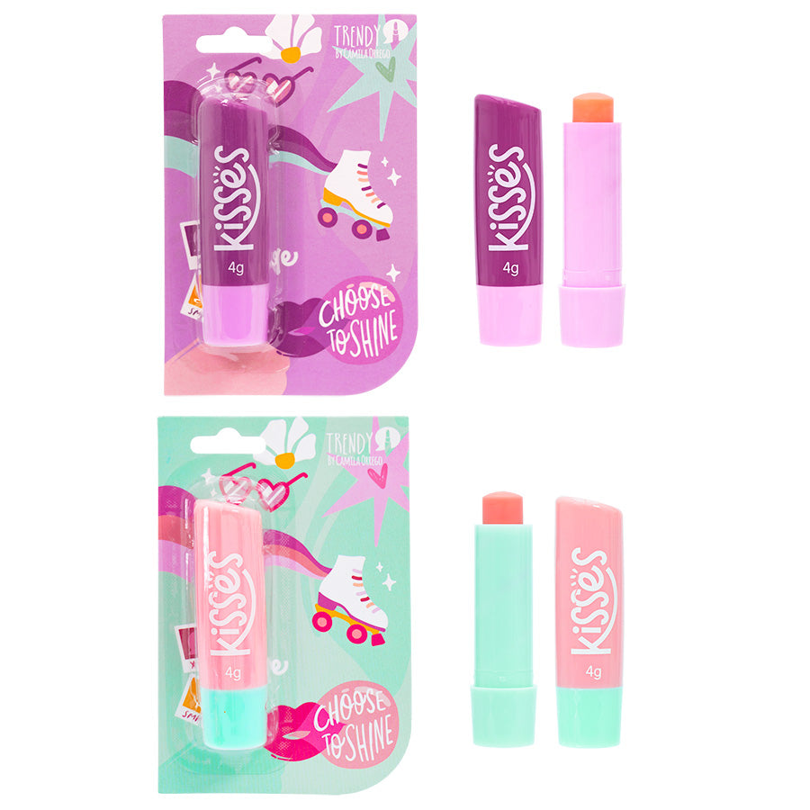 Brillo Lip Balm Kisses Sin Color Trendy