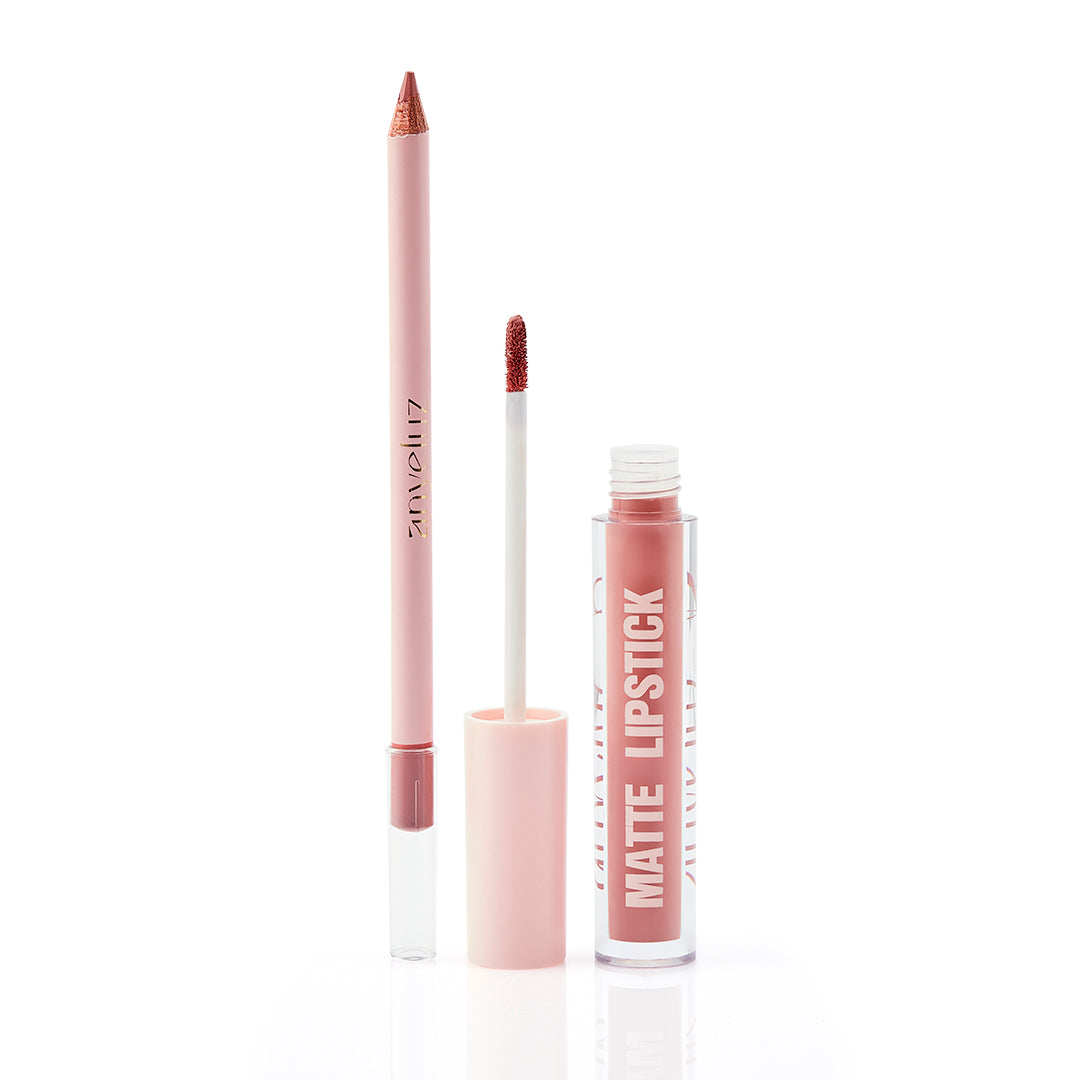 Kit Dúo Brillo Labial y Delineador de Labios Anyeluz