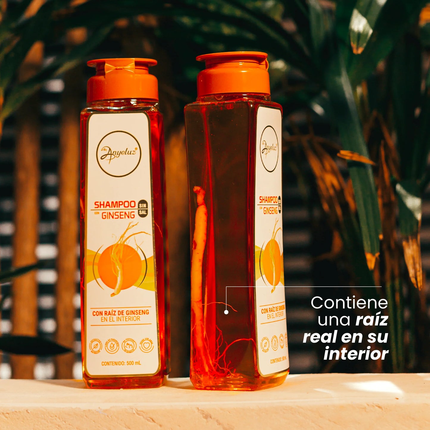 Shampoo  con Ginseng Anyeluz