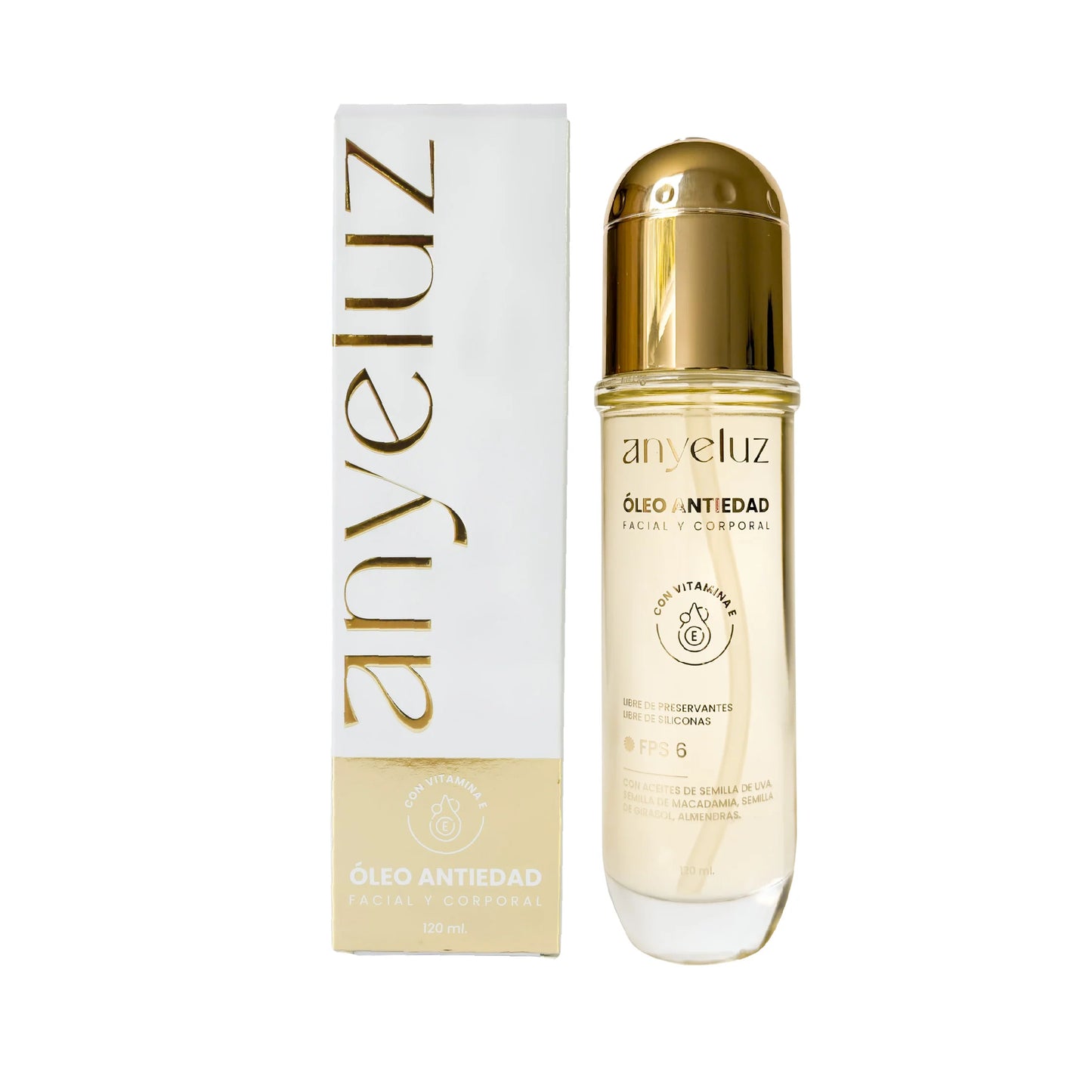 Óleo Antiedad Anyeluz 120 ml.