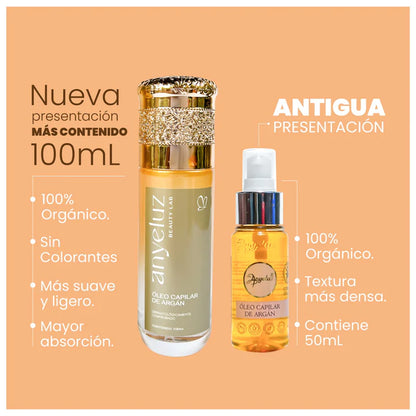 Óleo Capilar de Argán Anyeluz 100 ml.