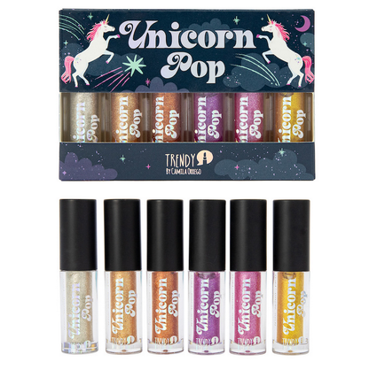 Kit Delineador Glitter X 6 Und Unicorn Pop