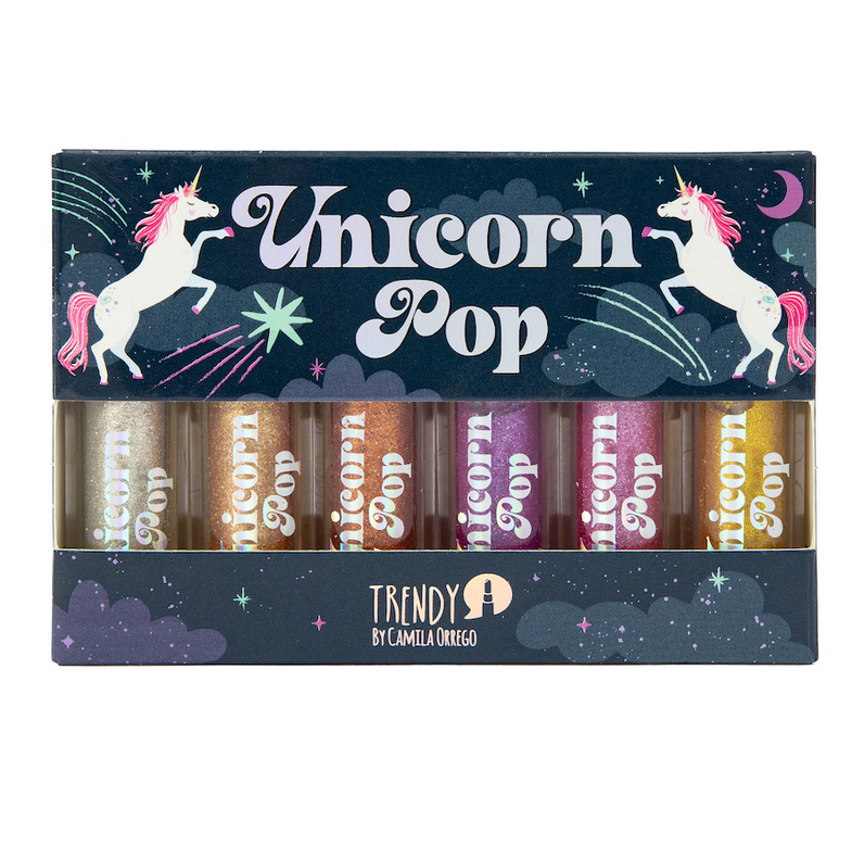 Kit Delineador Glitter X 6 Und Unicorn Pop