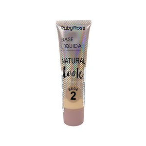 Base Líquida Natural Look Grupo 2  Beige Ruby Rose
