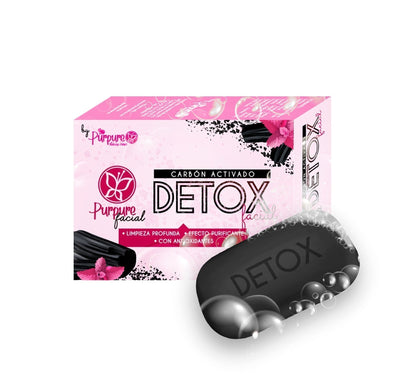 Jabon DETOX FACIAL carbon Activado Purpure