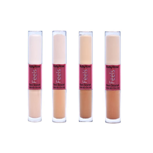 Corrector y Contorno Feels Duo Sculpt Ruby Rose