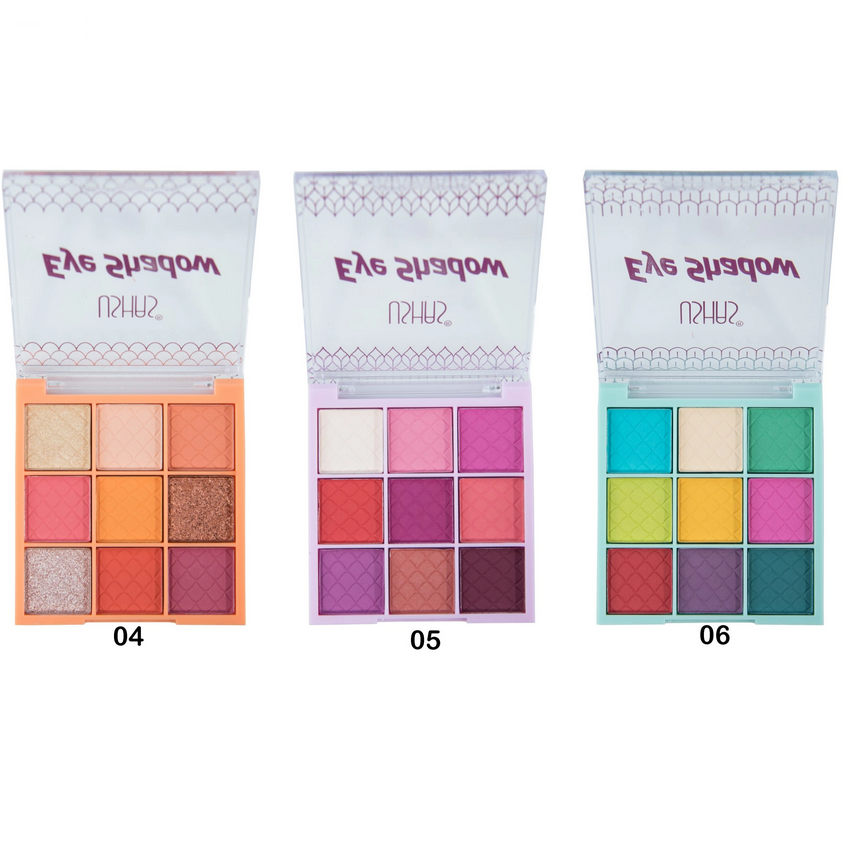 Paleta de Sombras  9 Tonos Ushas Grupo 4