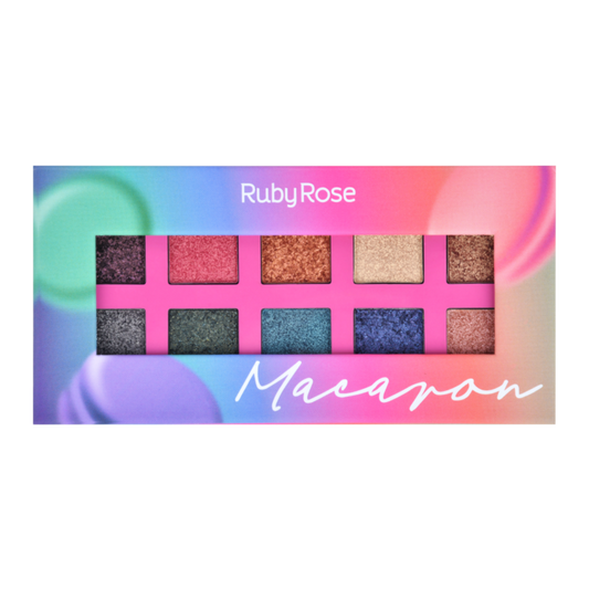 Paleta de Sombras Macarrón Ruby Rose