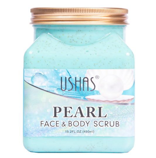 Exfoliante para rostro y cuerpo Perlas Ushas 450 ml