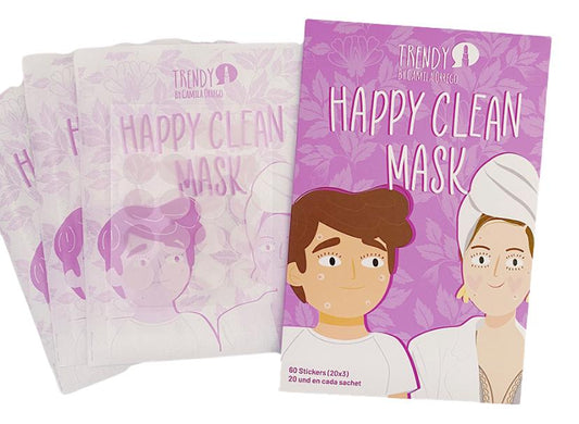 Sobre Mascarilla Stickers Para Acne Happy Clean Trendy