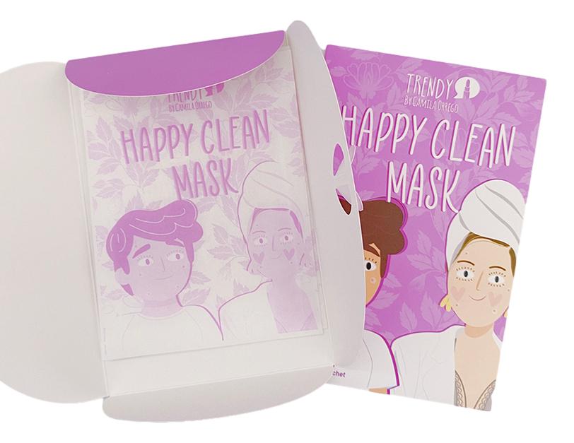 Sobre Mascarilla Stickers Para Acne Happy Clean Trendy